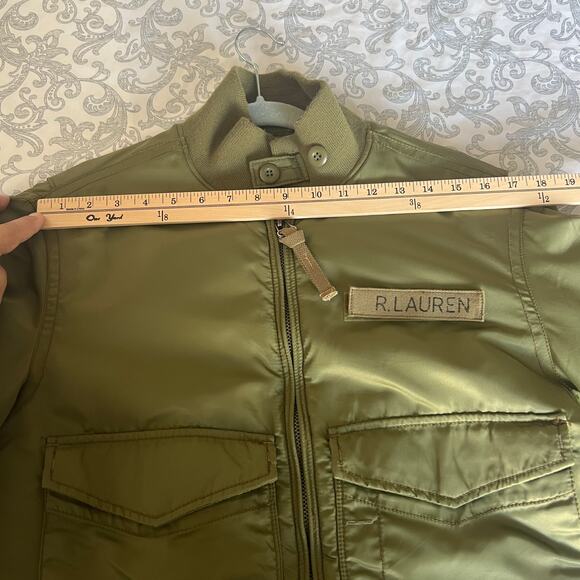 VTG Ralph Lauren Polo 67 Jeans Co. Military Surplus Green Jacket Men Size S - Picture 10 of 12